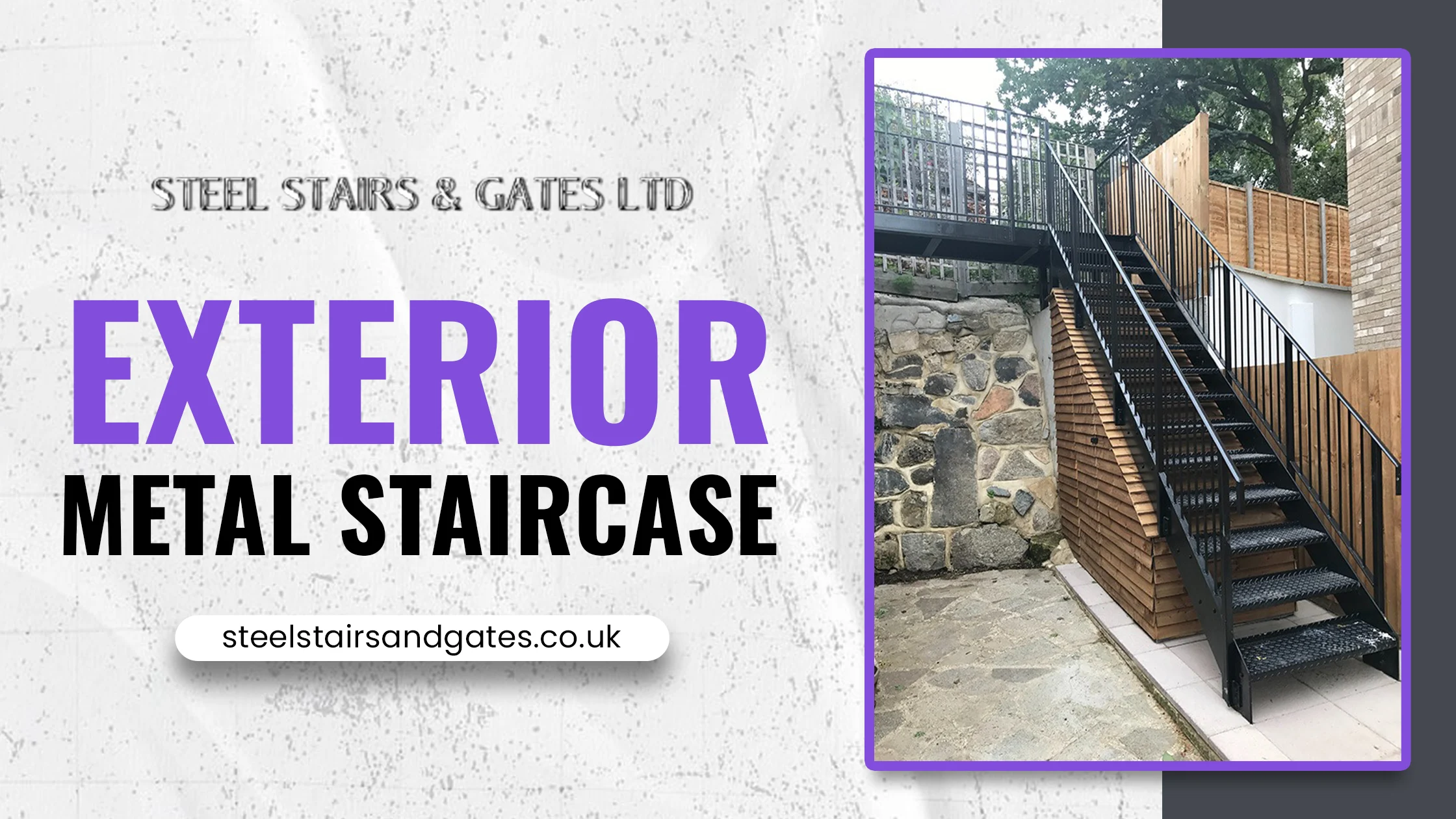 exterior metal staircase