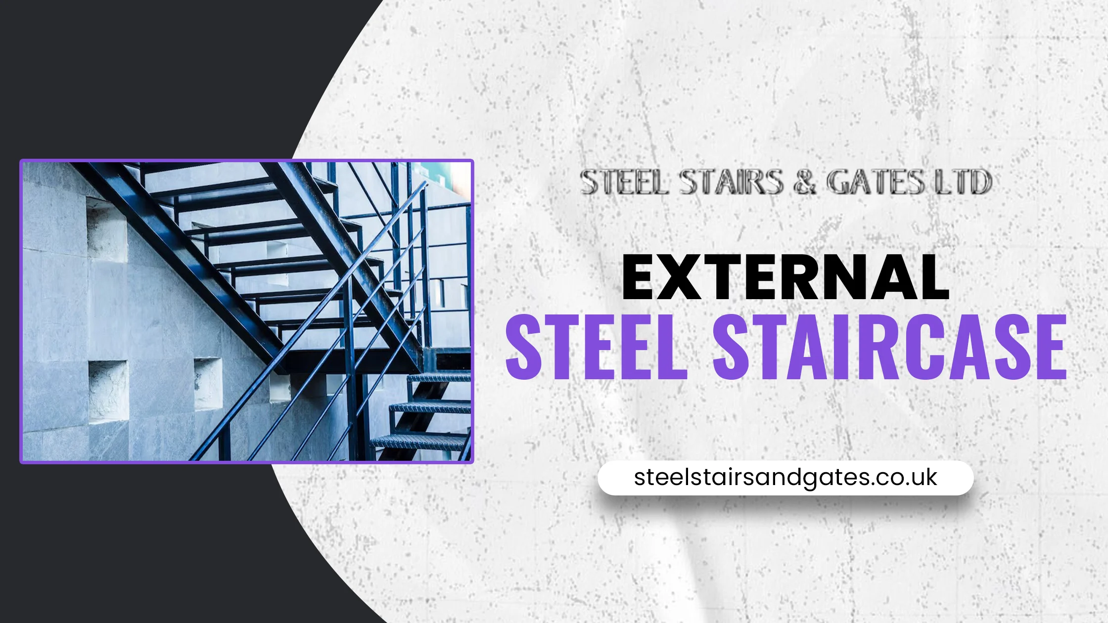 external steel staircase
