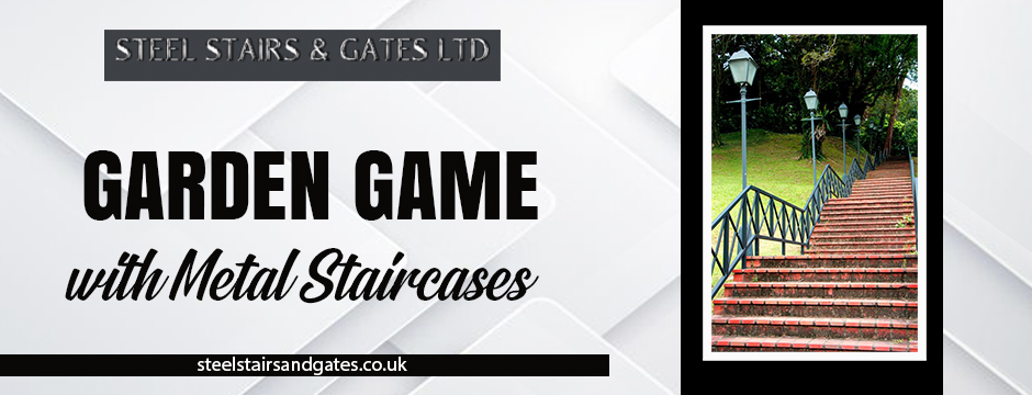 Garden Game with Metal Staircases