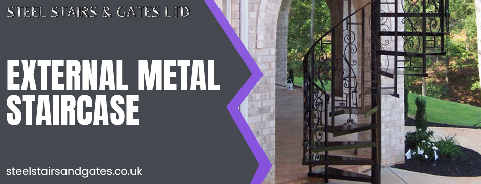 external metal staircase